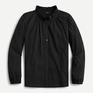 J. Crew black button down top